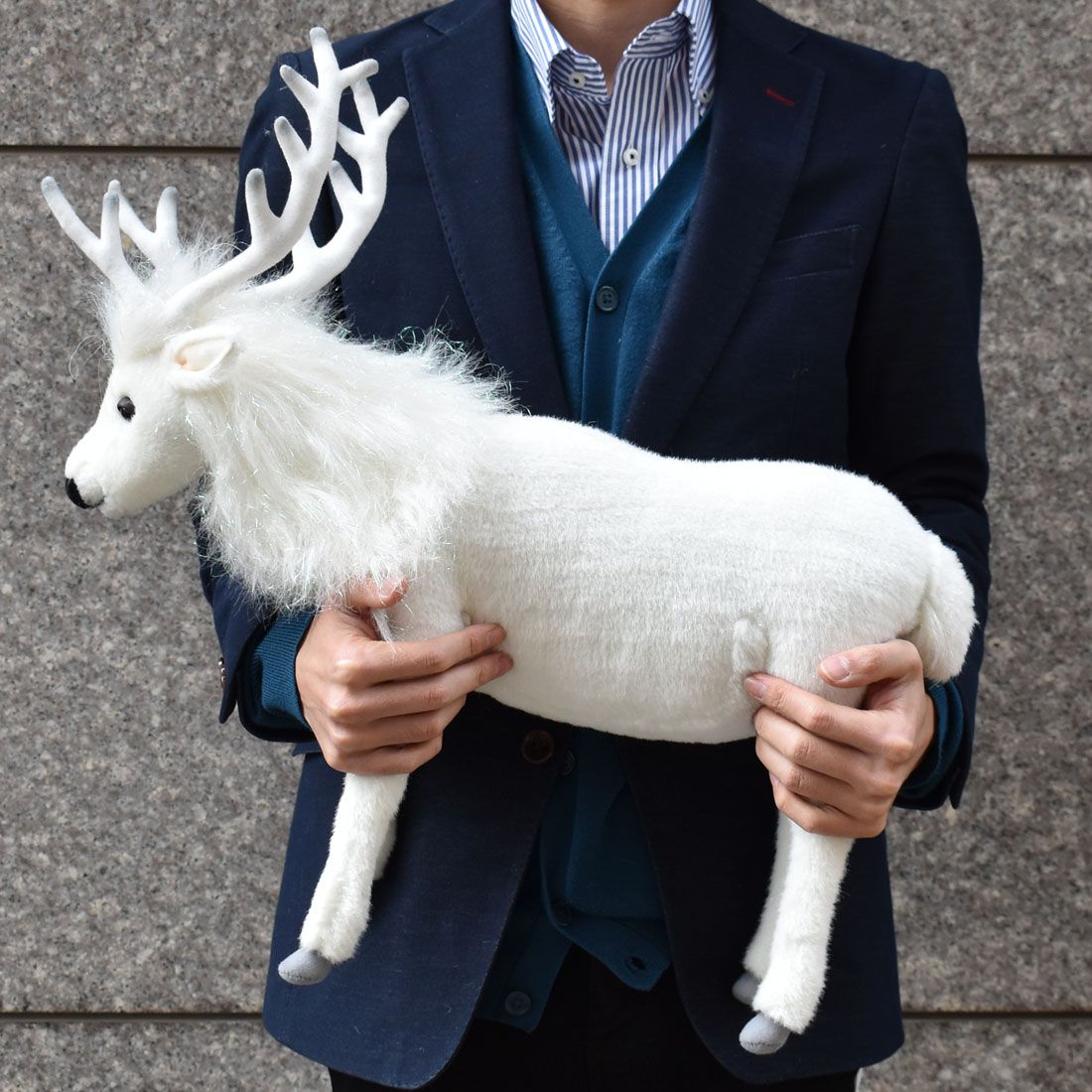 HANSA REINDEER シロトナカイ52 ハンサHANSAぬいぐるみ トナカイ