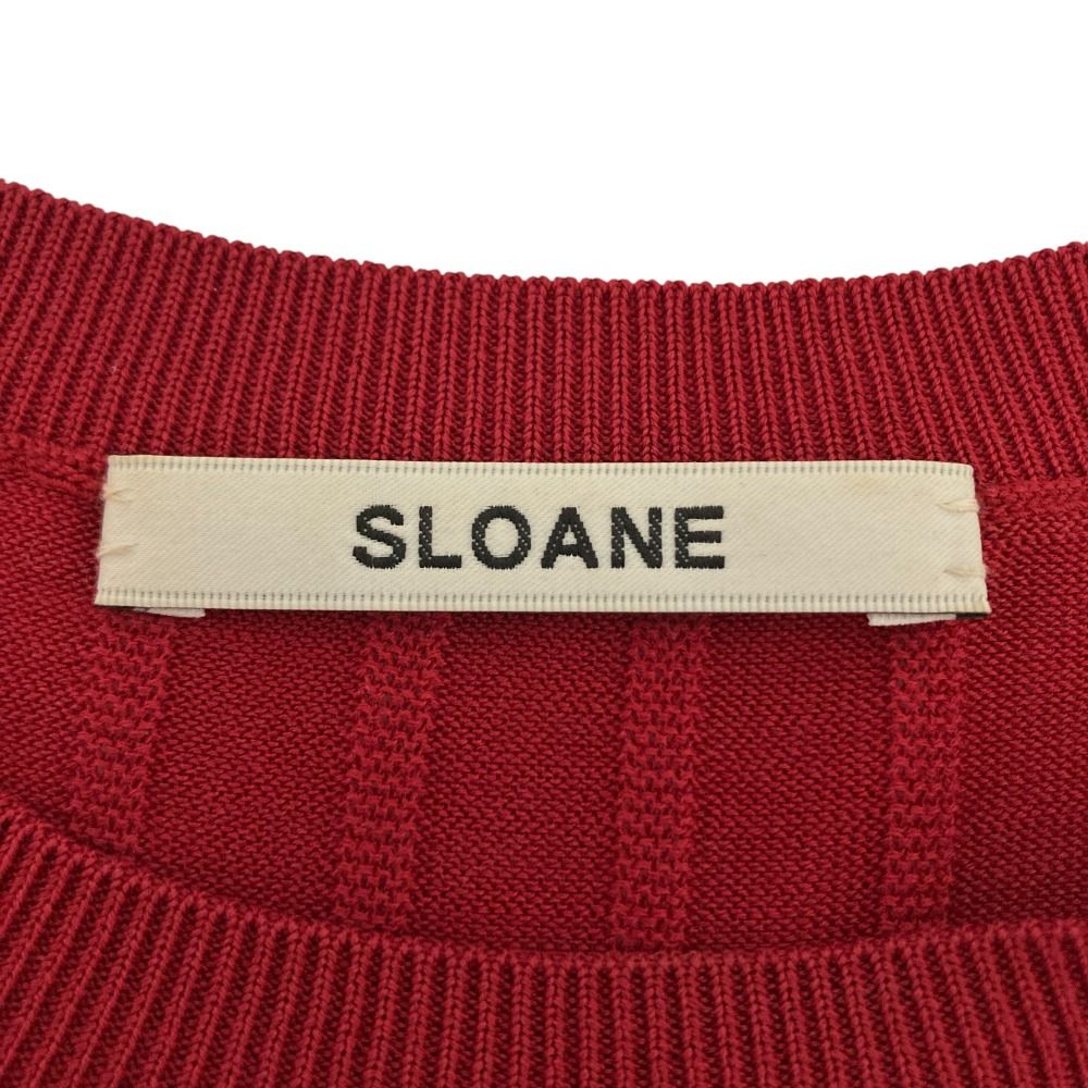 良品 SLOANE スローン シルク100％ 半袖 クルーネック