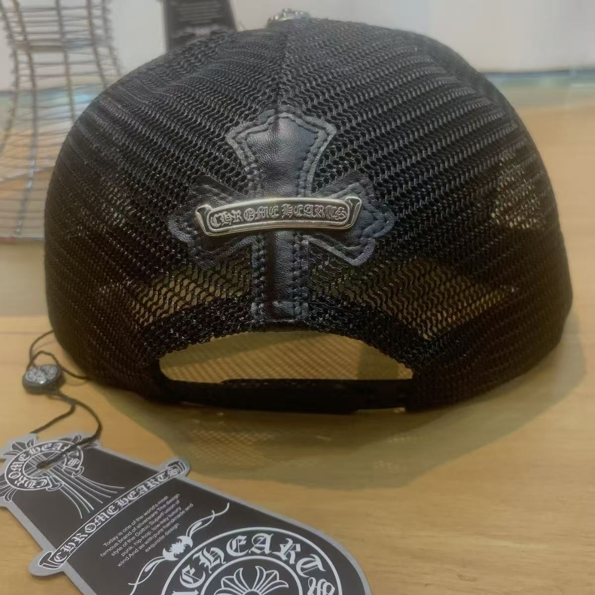 Chrome Hearts クロス模様 ブラック キャップ - メルカリ