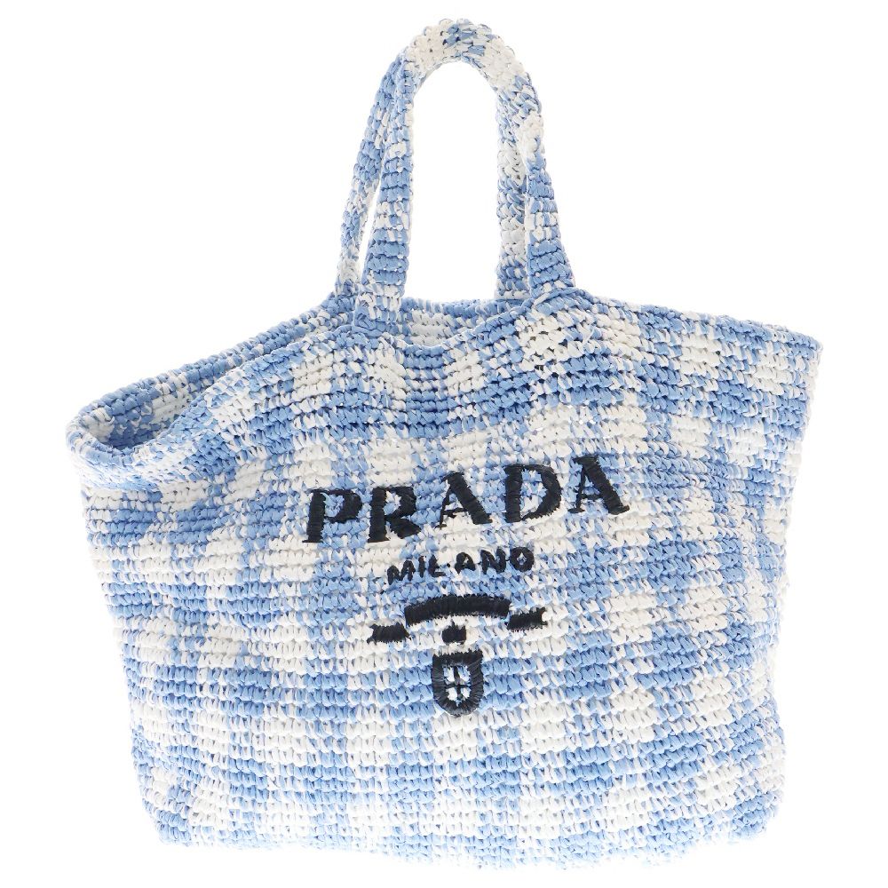 PRADA (プラダ) Large Crochet Tote Bag 1BG392 ラージクロシェ