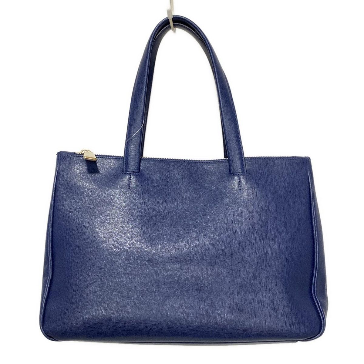 FURLA(フルラ) トートバッグ - ネイビー レザー - メルカリ