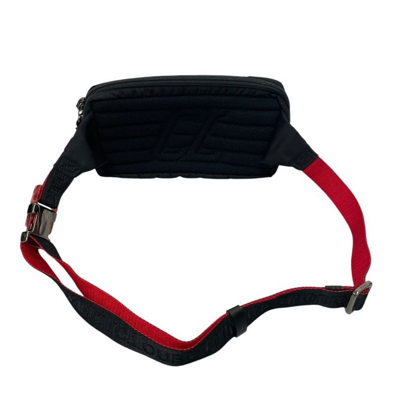 Christian Louboutin クリスチャンルブタン ルビディール Loubideal ウエストバッグ ナイロン メンズ ウエストポーチ ボディバッグ 黒 ブラック レディース