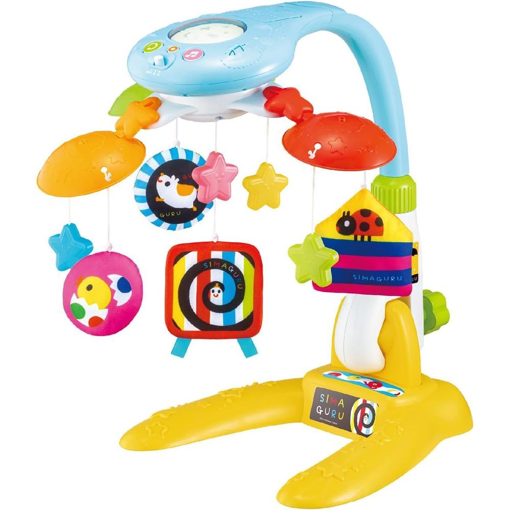 ジョイパレット 泣きやむ! 笑う! ねんねもしましまぐるぐる4wayプロジェクターu0026メリー 0歳以上 ベビートイ