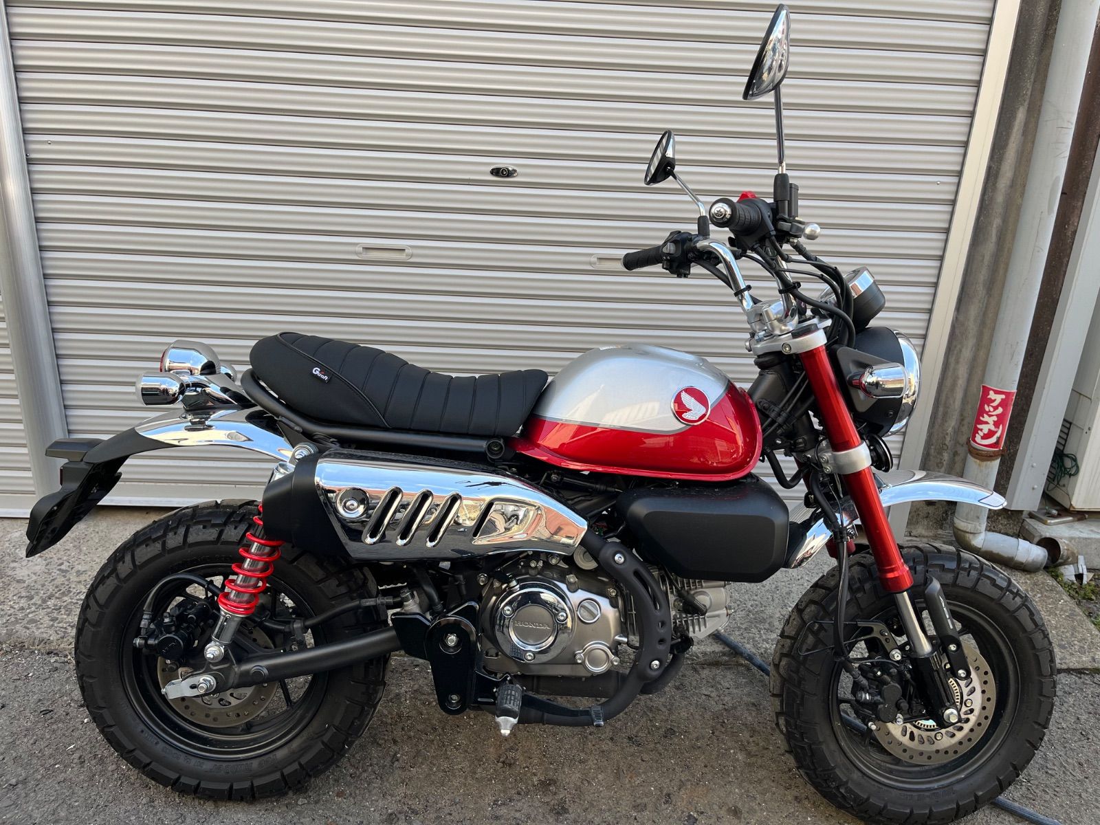 G-Craftモンキー125用段付きタックロールシート モンキー125用 G-craft 段