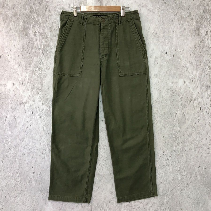 Johnbull ジョンブル コットン ベイカーパンツ ap456 オリーブ L