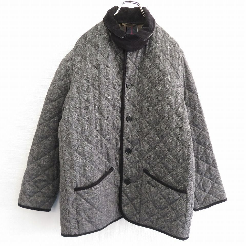 Barbour バブアー キルティングジャケット コート 刺繍 ロゴボタン 