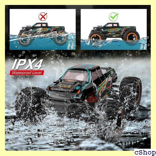 ラジコンカー HBXラジコンカー オフロード 4WD 1/16 RTR 電動RCカー 2.4Ghz無線操作 リモコンカー 40 km/h 高速  競技可能 レーシング ラジコンカー こども向け 人気 オフロード 全地形対応 オフロード ラジ 贈り物 青い 36 - メルカリ