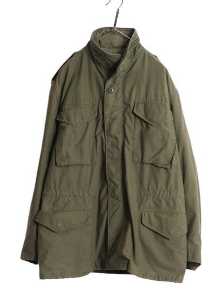 【お得なクーポン配布中!】 80s 米軍実物 US ARMY M-65 フィールド ジャケット MEDIUM REGULAR 83年製 ヴィンテージ ミリタリー 3rd ブラス M65 ジャンパー カーキ OD