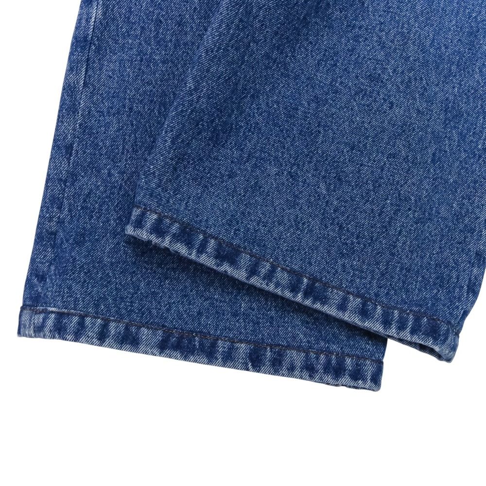 美品 25SS LOEWE ロエベ アナグラム ニー刺繍 デニムパンツ バギー  