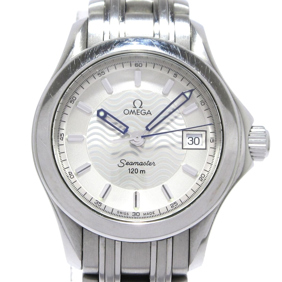 OMEGA オメガ 腕時計 シーマスター 120 レディース シルバー