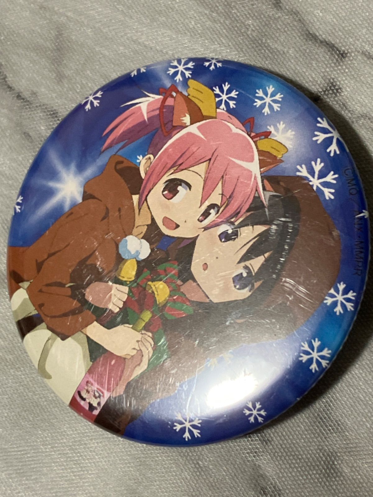 魔法少女まどかマギカ 鹿目まどか 暁美ほむら 缶バッジ あにしゅが