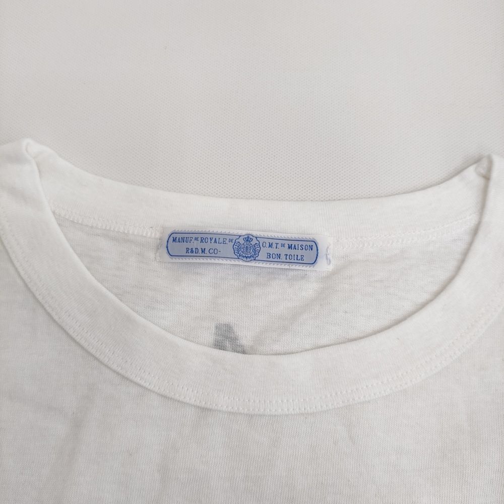 R&D.M.Co- 未使用 GOOD OLD DAYS プリントTシャツ 定価13200円 ＋ingmarket14 半袖 ホワイト オールドマンズテーラー 5-0608S 249197 R&D.M.Co- 未使用 GOOD OLD DAYS プリントTシャツ 定価13200円
