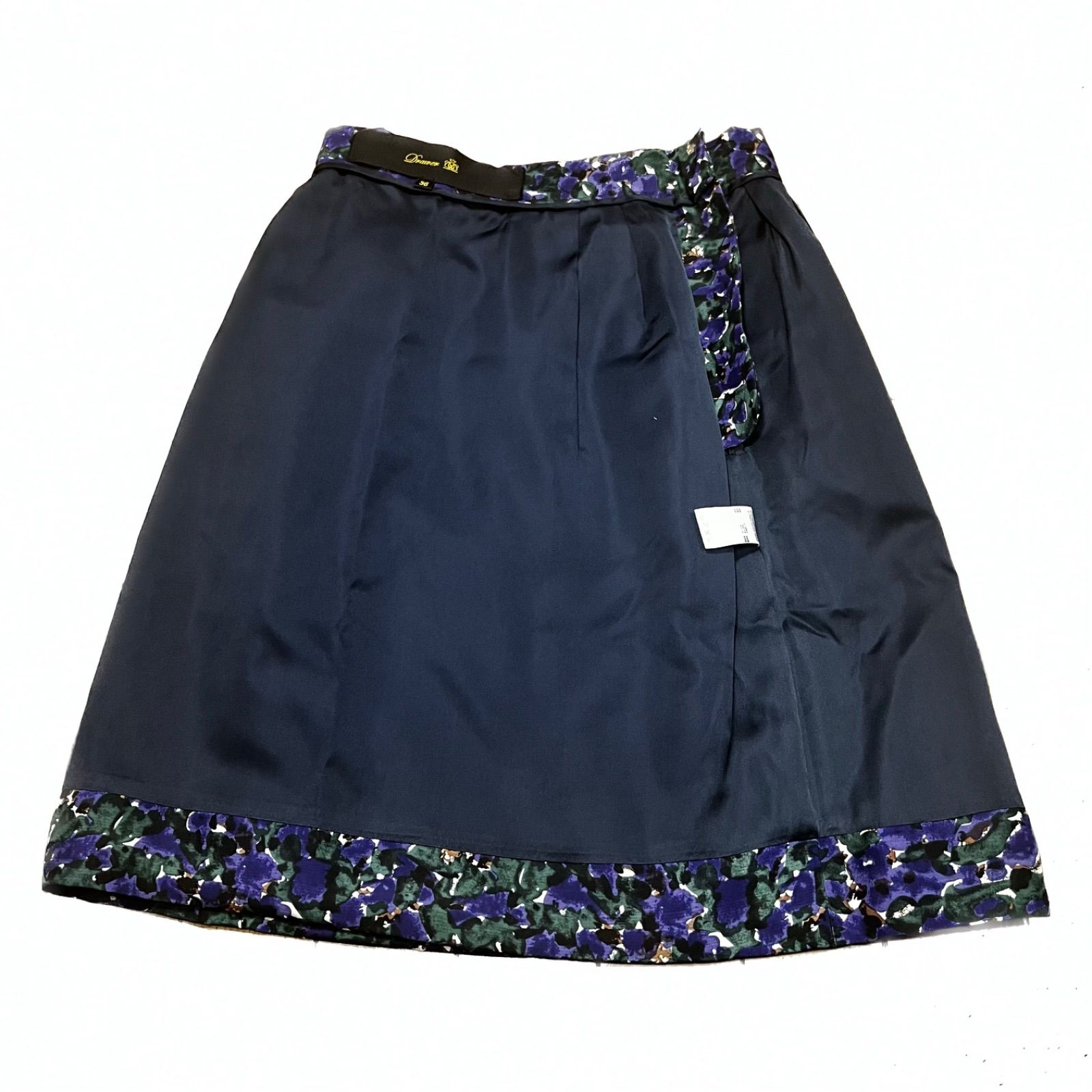DRAWER ドゥロワー スカート 花柄 総柄 サイズ36(S) - メルカリ 