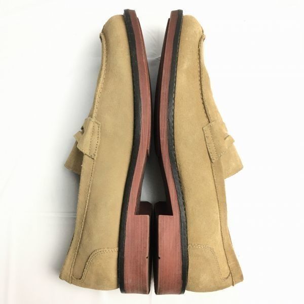 即納！PSE認定済み試着交換OK！Hawkins　ホーキンス　コインローファー　スリッポンシューズ　ベージュ　27.5　管NO.ZE-70 入園式 靴