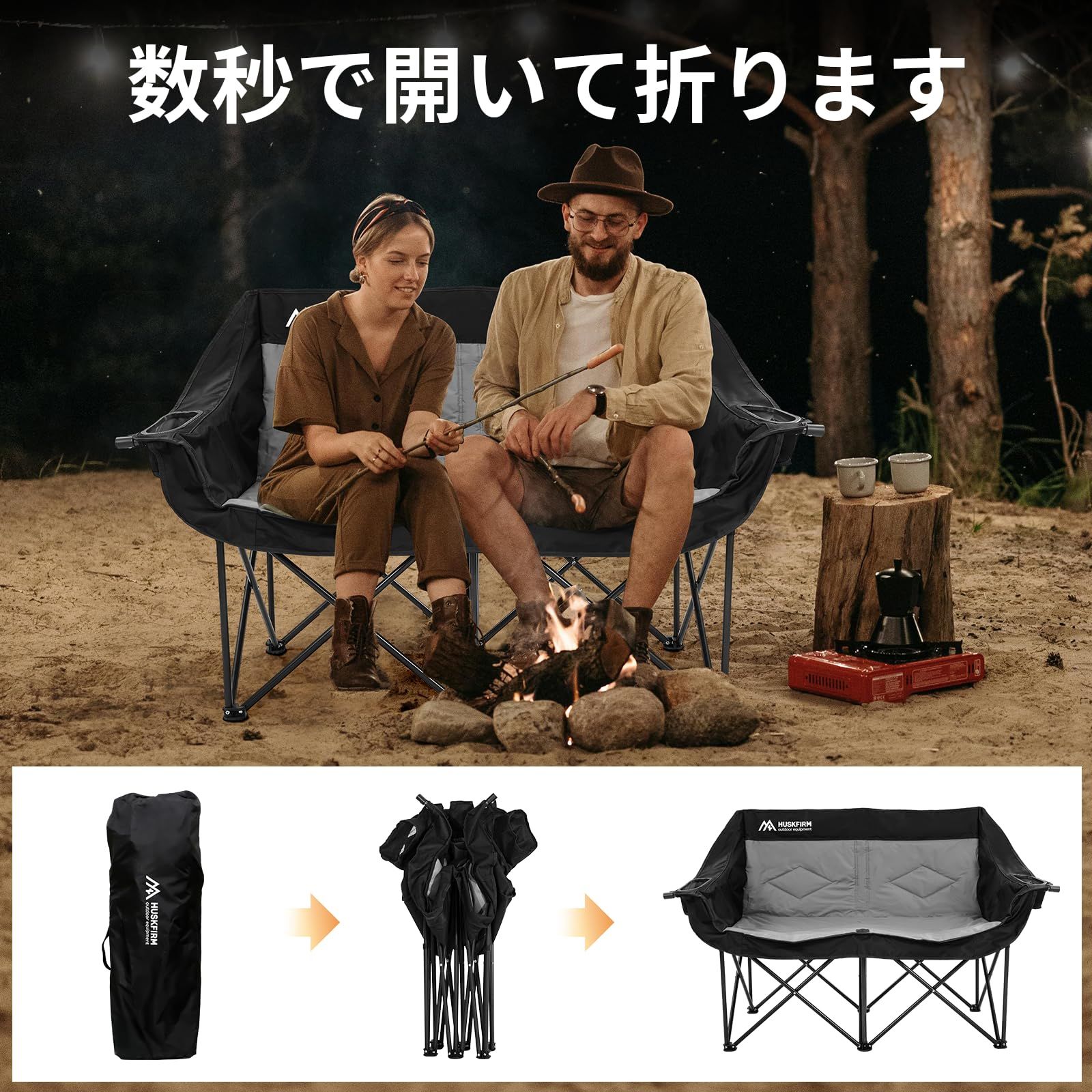 芝生に適した青いポータブル屋外アウトドア チェア