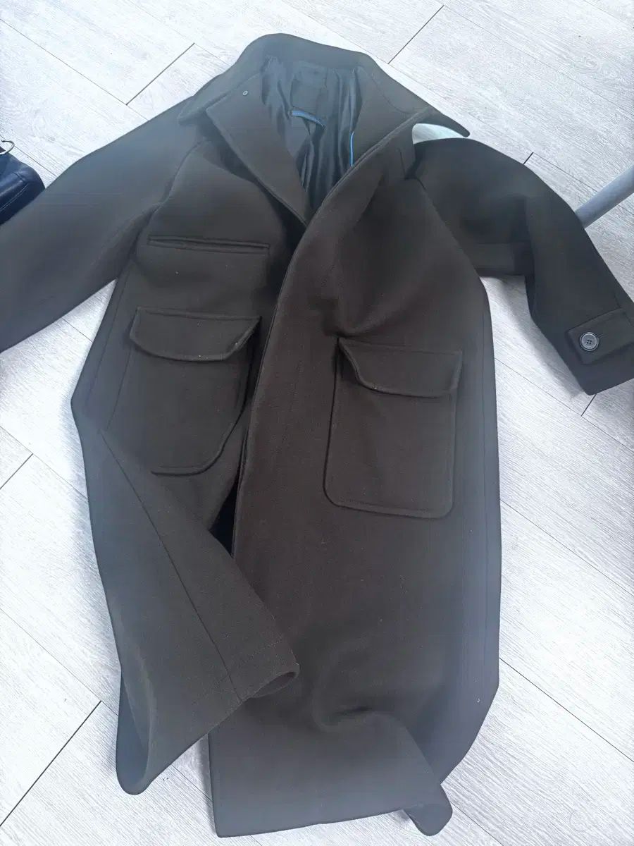 AFTER PRAY アフタープレイ 茶色 バルマカーン コート M