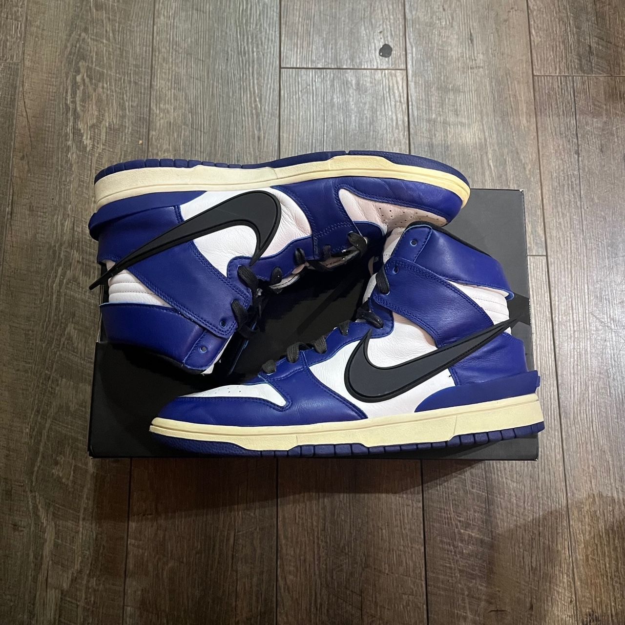 国内正規 AMBUSH NIKE DUNK HIGH DEEP ROYAL CU7544-400 アンブッシュ 