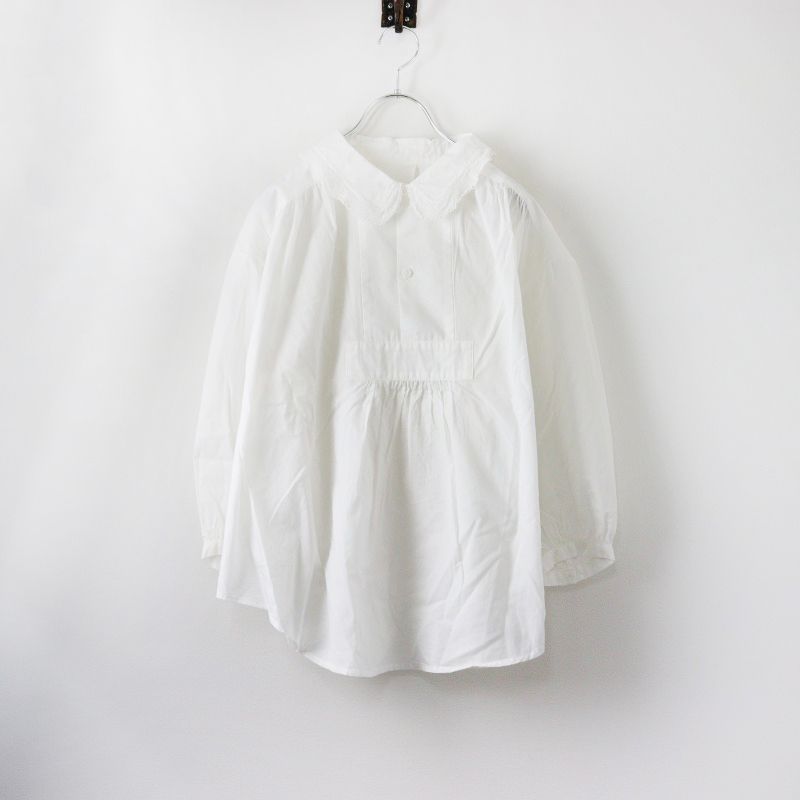 美品 定価4万 2024AW ガサ GASA* 白い虹 フリルカラーブラウス