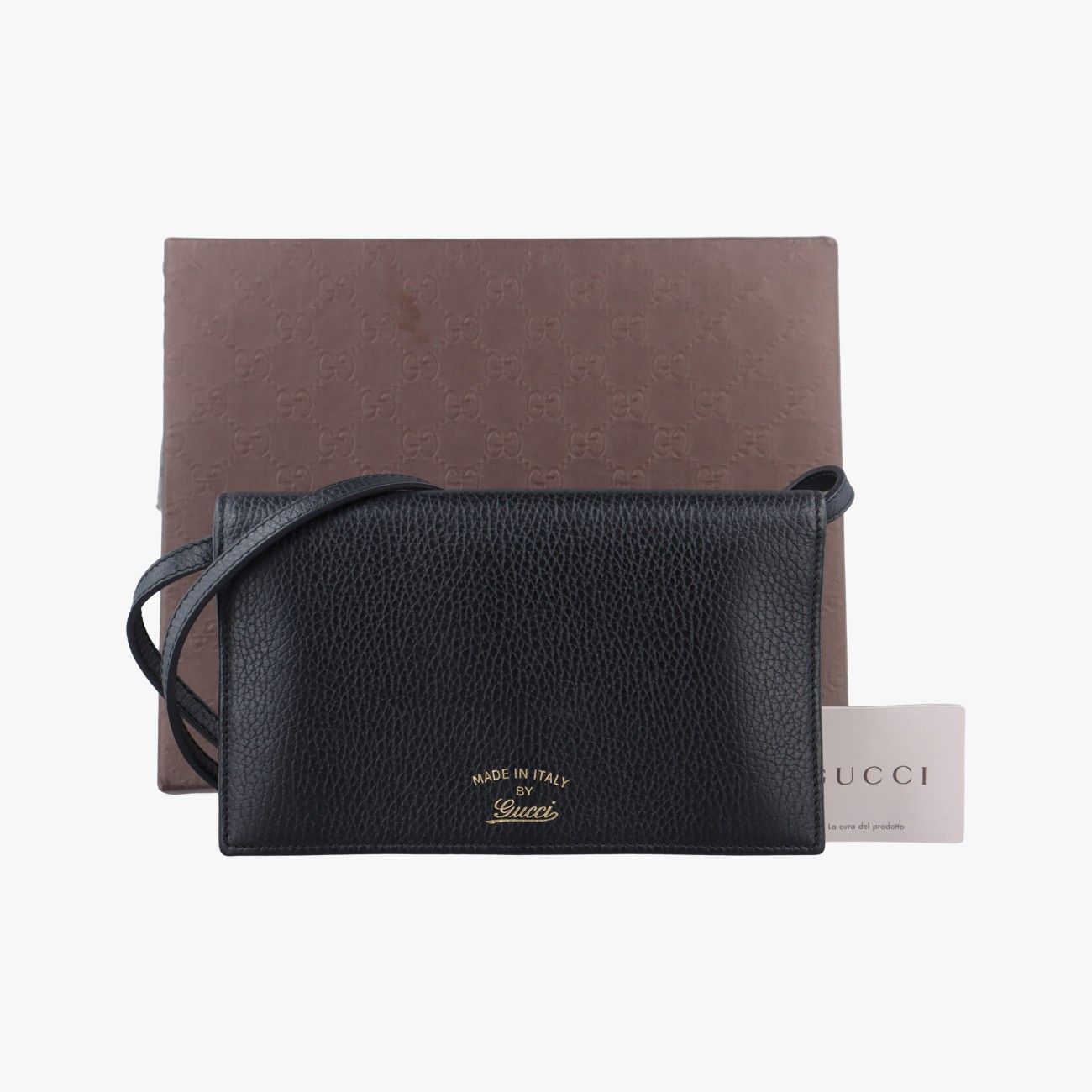 グッチGucciスウィングブラックレザー368231