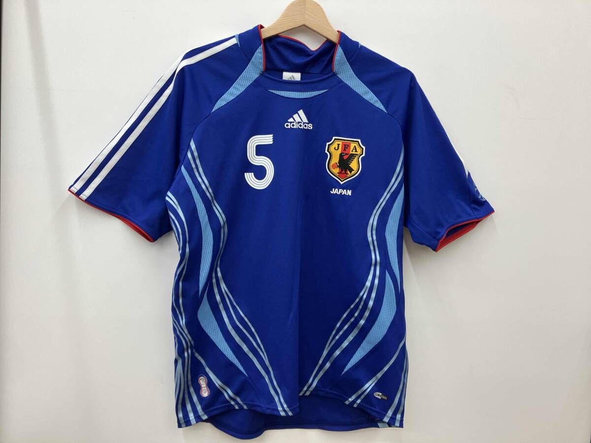 【貴重00s】サッカー日本代表 宮本恒靖 背番号5 オフィシャル ユニフォームL 貴重00s】サッカー日本代表 宮本恒靖 背番号5 オフィシャル