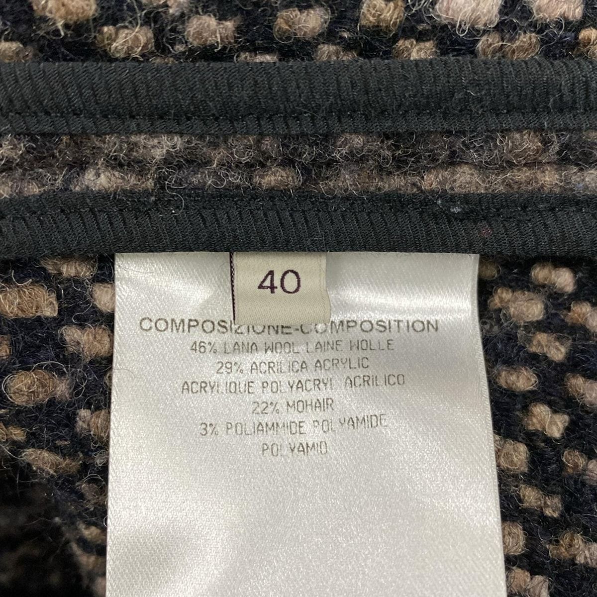 stellamccartney ステラマッカートニー ダッフルコート サイズ40 L レディース - 黒×ピンクベージュ 長袖|フード取外し可|秋|冬