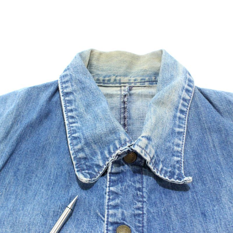 70s USA製 Levi’s デニム カバーオール メンズ M Levi's WORKERS 90s ビンテージ USA製 70742 デニム