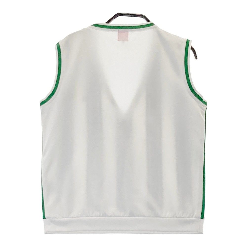 サイズ：36 ARCHIVIO アルチビオ ニットベスト ストライプ柄 ホワイト