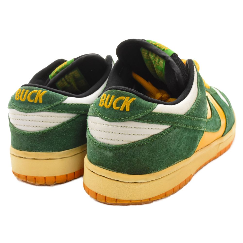 NIKE SB (ナイキエスビー) DUNK LOW PRO SB BUCK ダンクロープロ エスビー バック ローカットスニーカー グリーン  US9.5/27.5cm 304292-132 - メルカリ