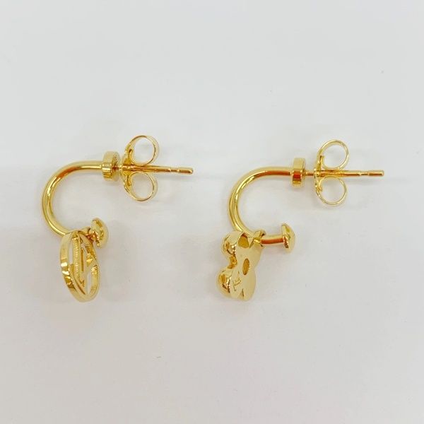 LOUIS VUITTON ルイヴィトン ブックルドレイユ ブルーミング ピアス 美