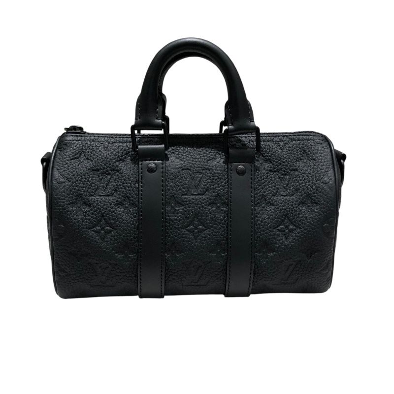 ルイ ヴィトン LOUIS VUITTON キーポルバンドリエール25 M20900 ブラック レザー ユニセックス ボストンバッグ