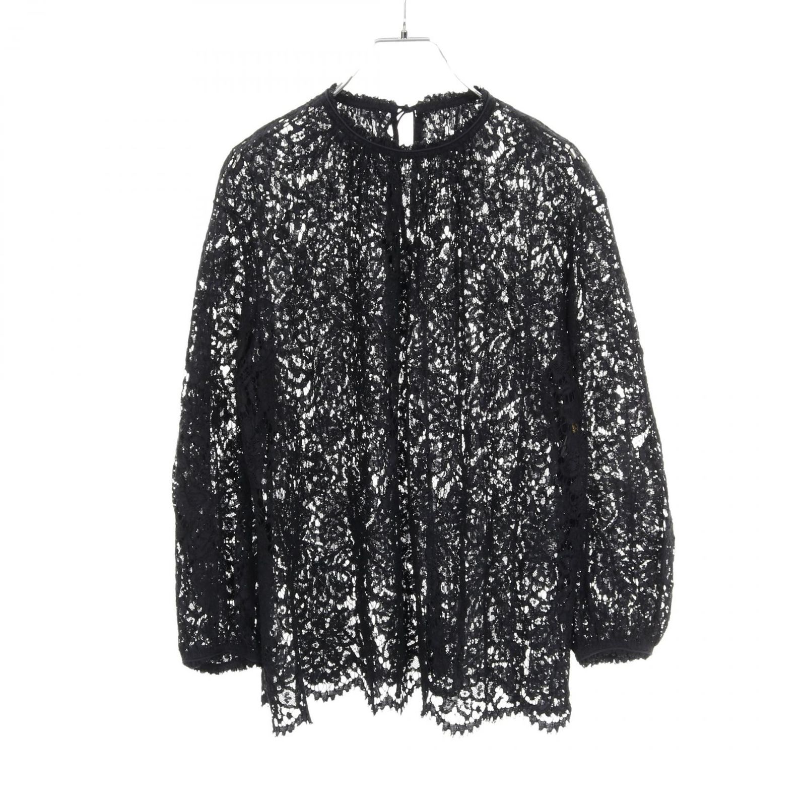 ドゥロワー Drawer ブラウス レースギャザーバックリボン 6521-299  