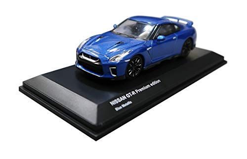 1/64 日産 NISSAN GT-R ブルー - ミニカー