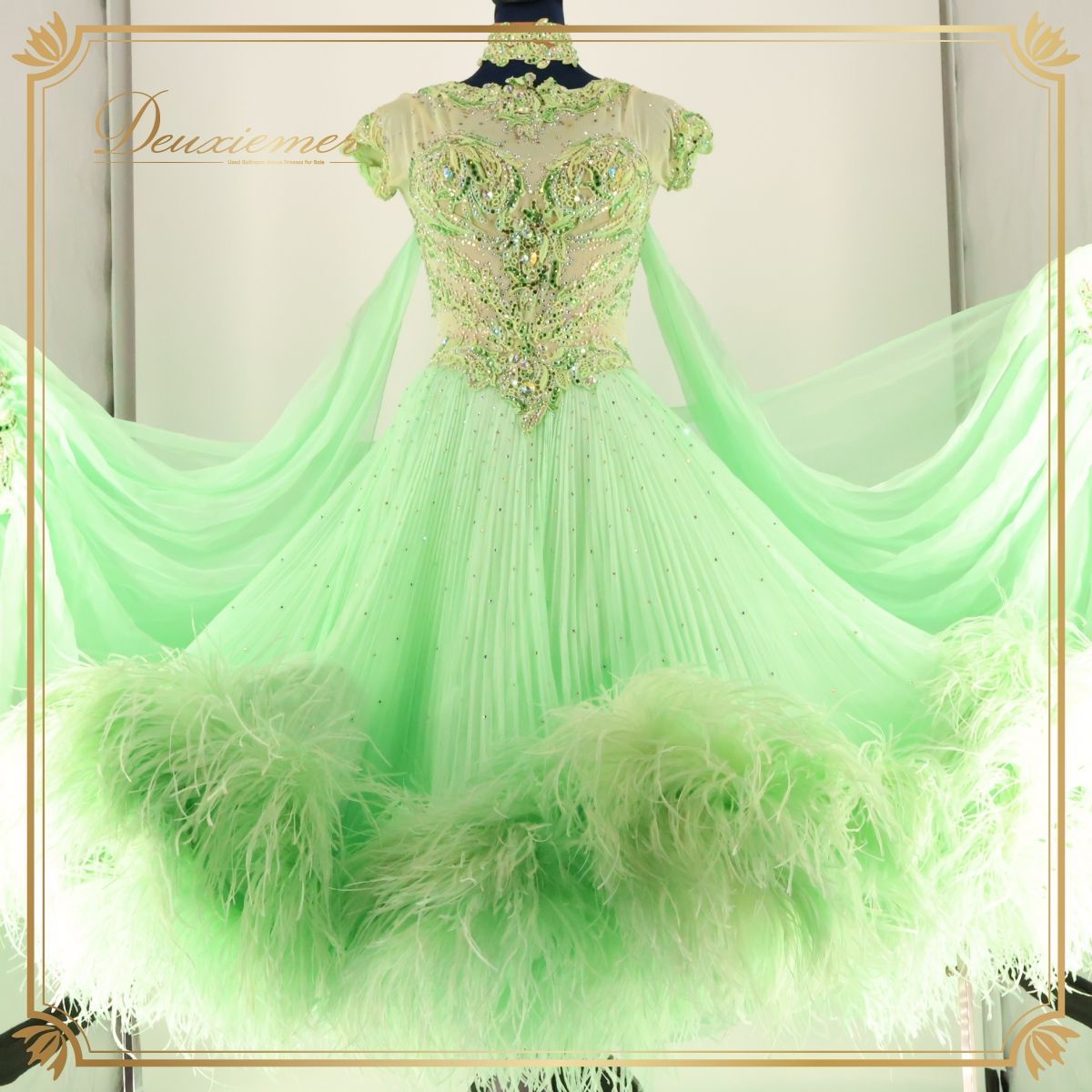 B820【チャコット】黒/チュニック/ミニワンピ/モダンドレス☆社交