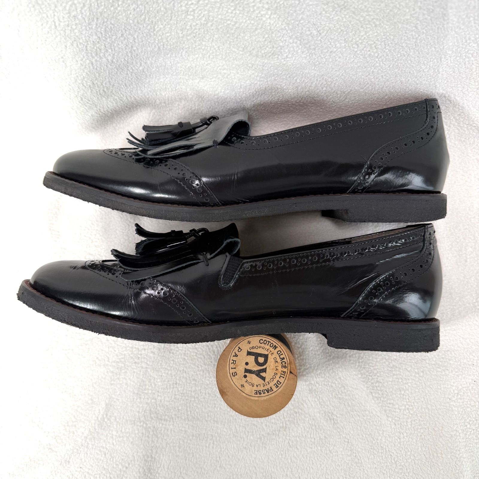 極美品✨マーガレットハウエルアイデア ウィングチップ タッセル