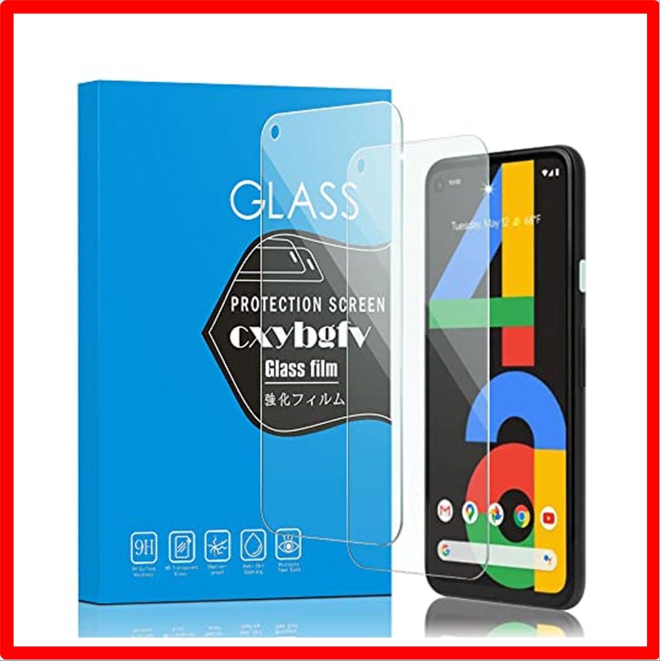 送料無料】 Google Pixel 4a 【2枚セット】Google Pixel 4a ガラス