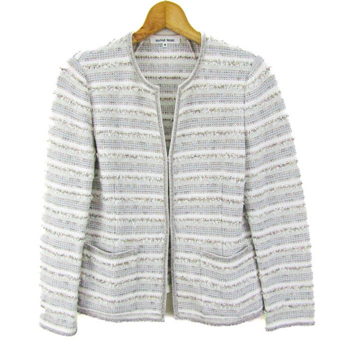 HANAE MORI ハナエモリ / ジャケット / 38 (M) 新品未使用 ハナエモリ HANAE MORI テーラードジャケット ウール 38 M 赤