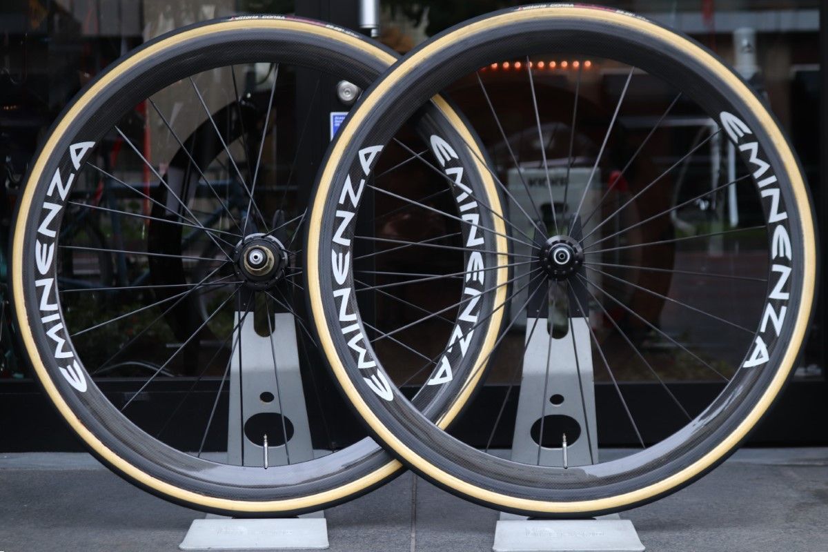 EMINENZA ピストバイク用ホイールセット　カーボン　チューブラー EMINENZA ピストバイク用ホイールセット カーボン チューブラー