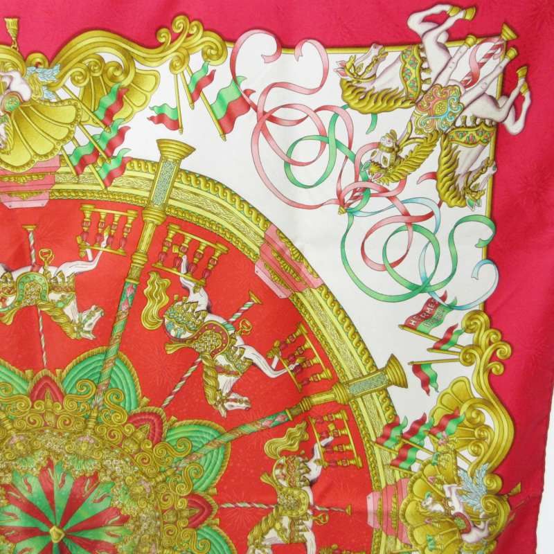 HERMES エルメス　カレ90 ルナパーク　FRANCE製 HERMES エルメス カレ90 ルナパーク FRANCE製 HERMES エルメス