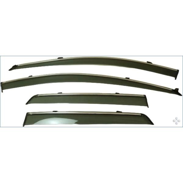 SX4 Sクロス YA22 YB22 メッキモール付 ドアバイザー サイドバイザー 取付金具付