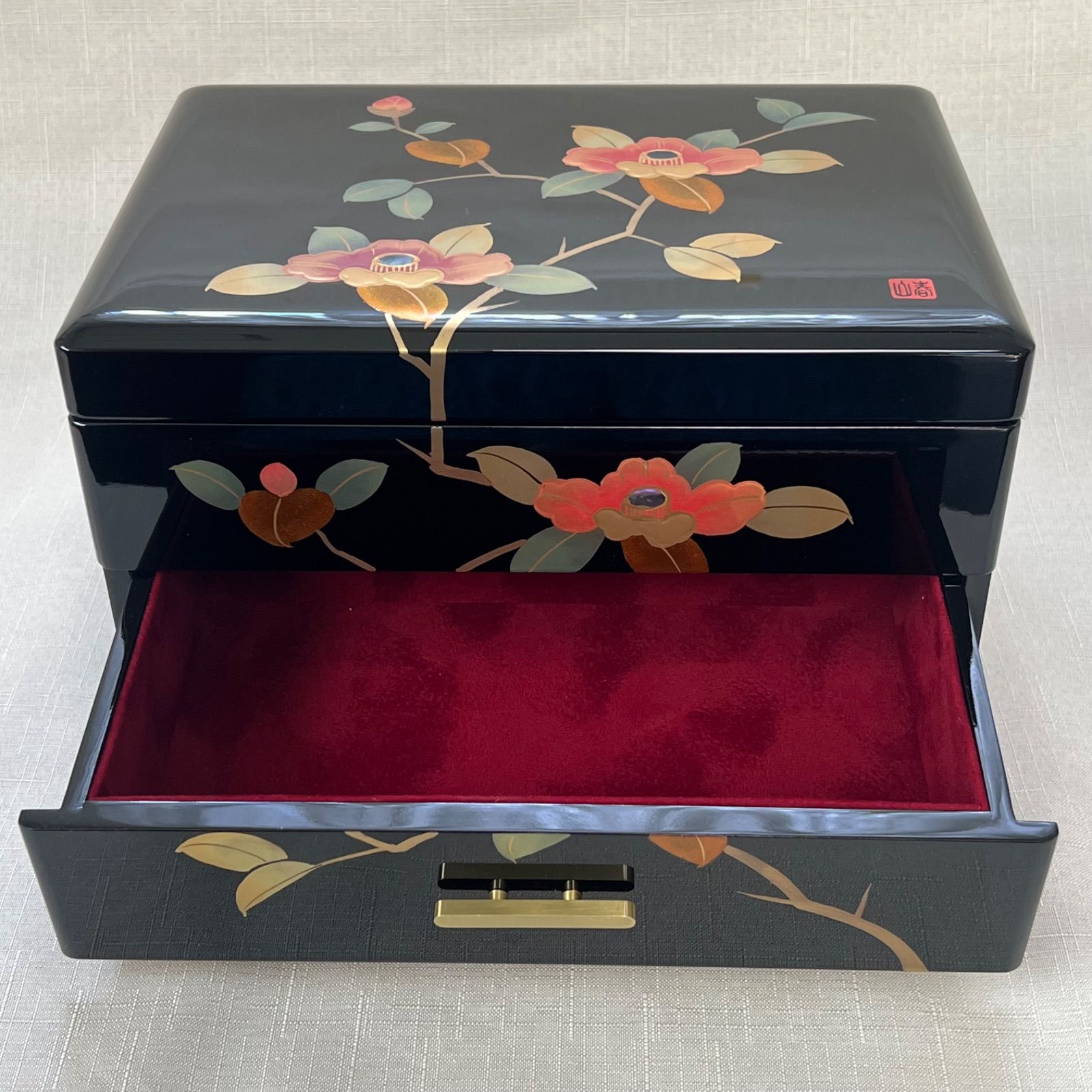 SANKYO サンキョー オルゴール 会津塗宝石箱 新品 【公式通販】