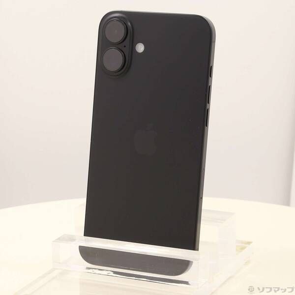 〔 品〕 iPhone16 Plus 128GB ブラック MXVA3J A SIMフリー 198