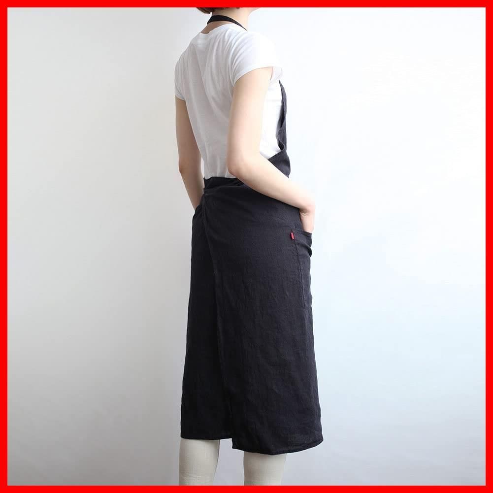 在庫 メンズ レディース キッチン Manon マノン 無地 リネン フルエプロン 麻 エプロン Lina シンプル e Lino ロング リーノエリーナ おしゃれ USTAUSTRALIA_COM_AU