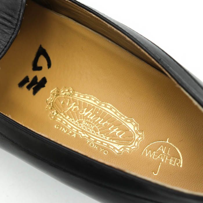 銀座ヨシノヤ ローファー パンプス アーモンドトゥ 晴雨兼用