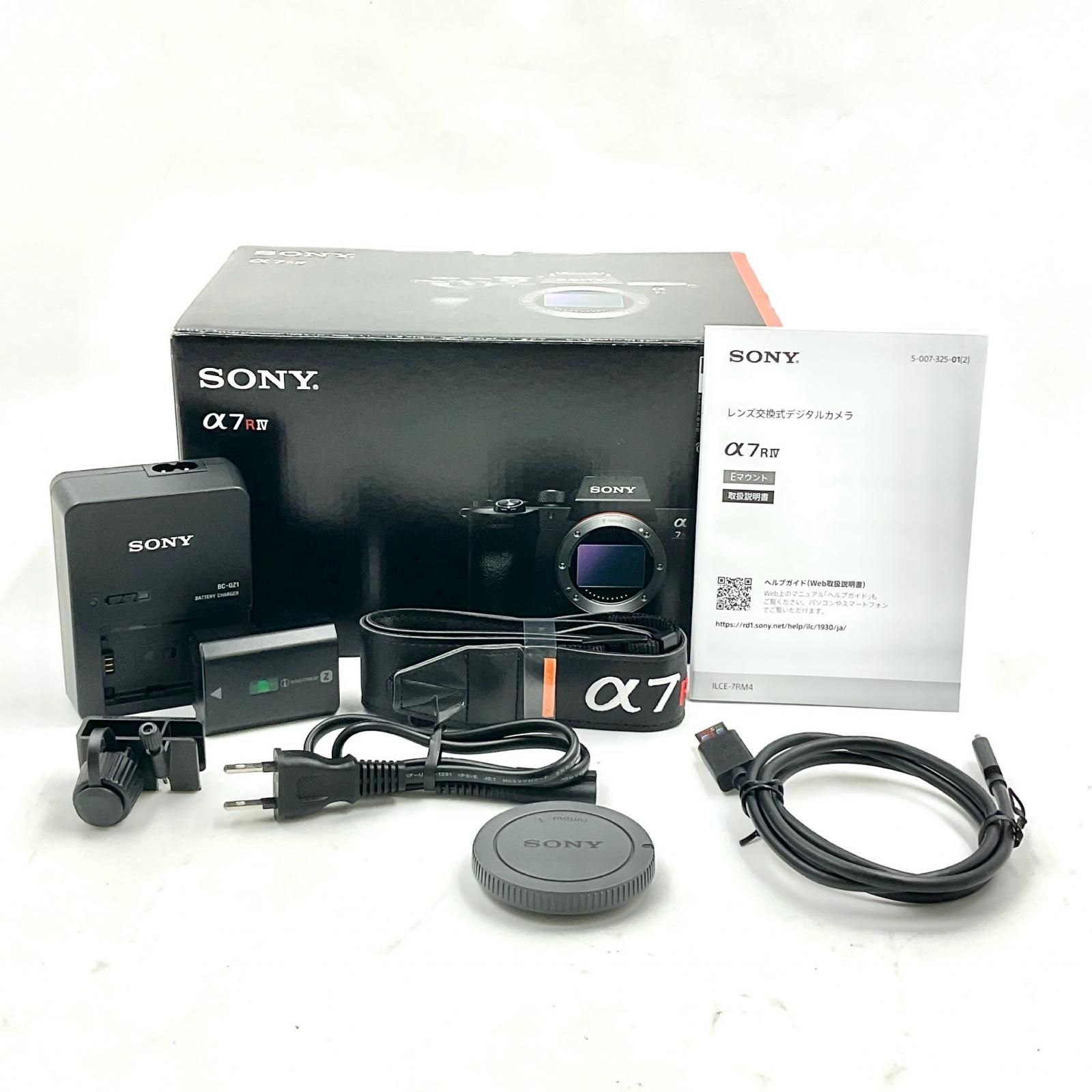 Sony デジタル一眼 α7R IV ILCE-7RM4 ボディ ブラック 美品 動作