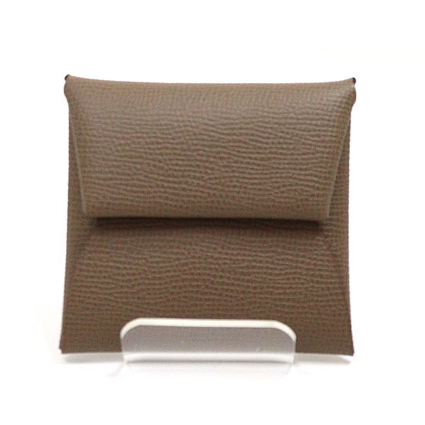 エルメス HERMES コインケース バスティア エプソン エトゥープ W刻印 小銭入れ 財布