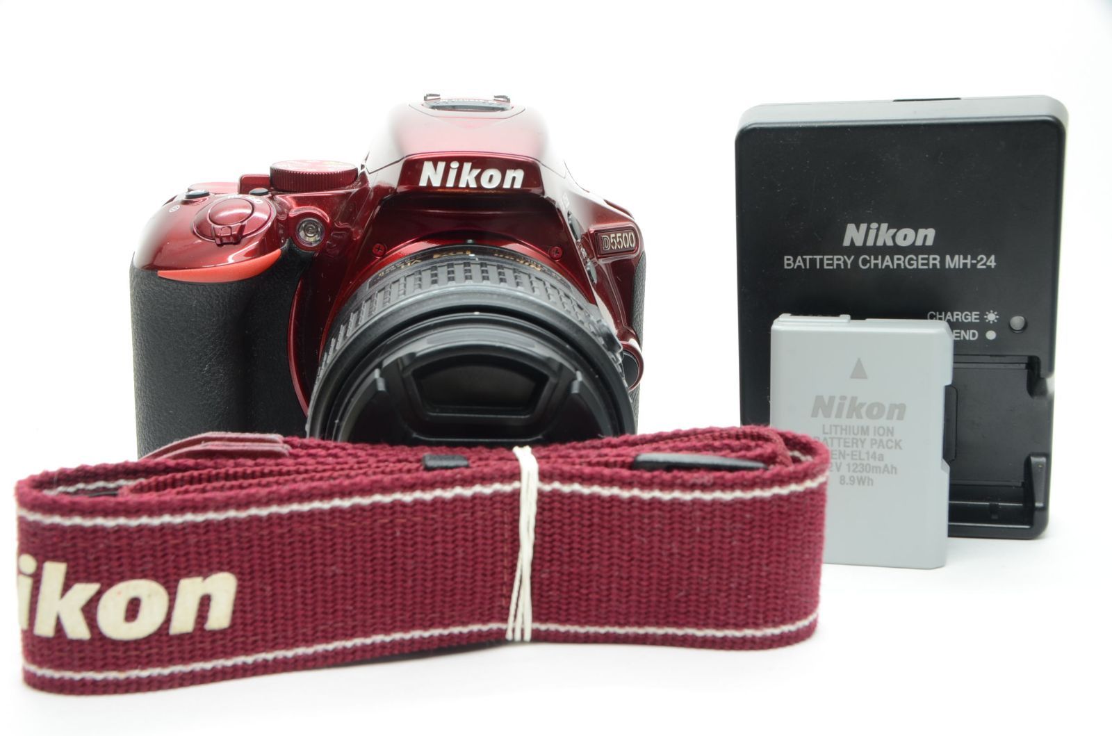 Nikon D5500 ボディ（レッド） 標準ズームレンズセット 【公式通販】