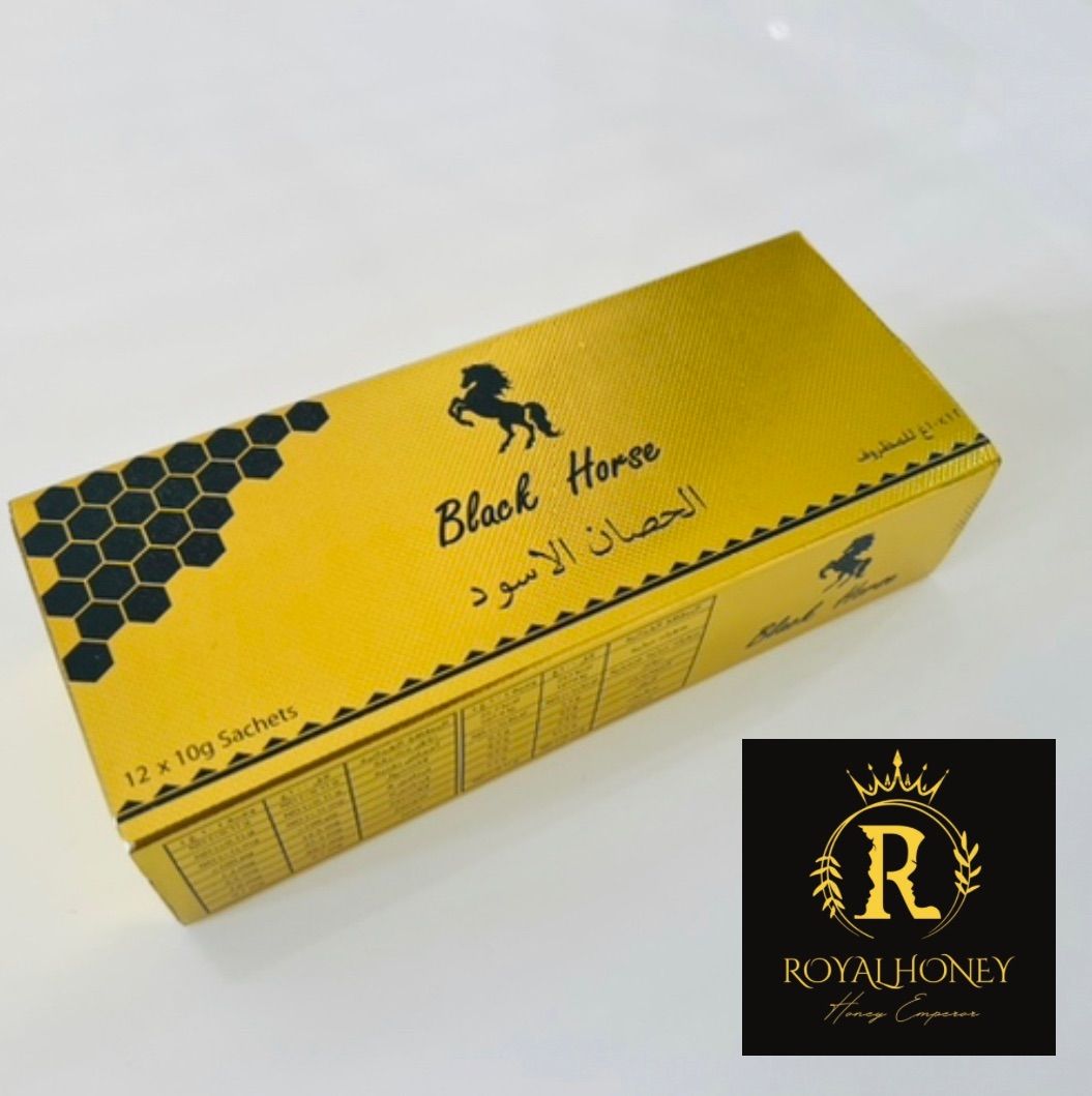 送料無料】Royal honey Black Horse Gold 1箱(12本) ロイヤルハニー