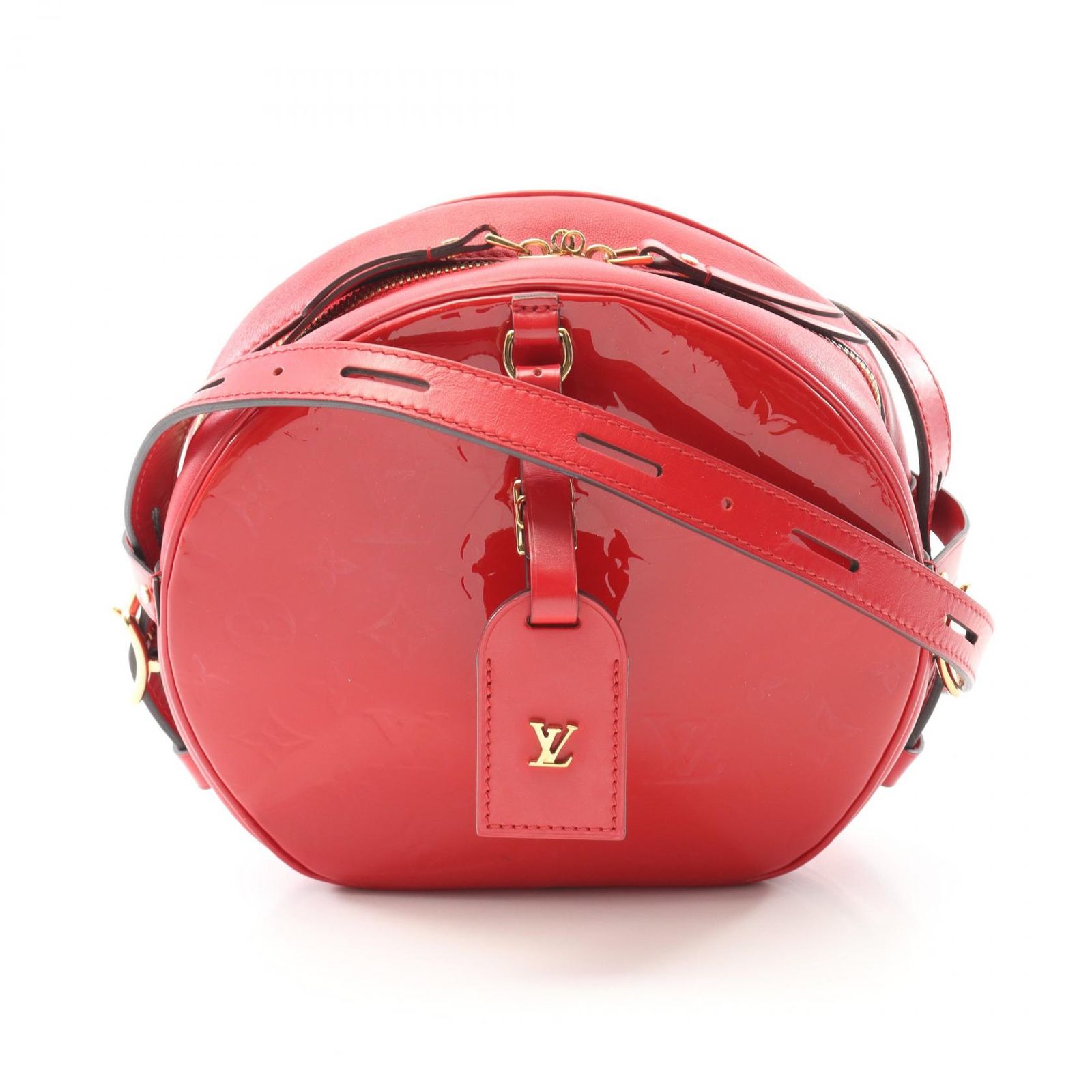 ルイ ヴィトン LOUIS VUITTON ショルダーバッグ ボワット シャポー スープル M54100 ルージュ レザー ボワット シャポー スープル レディース Used B