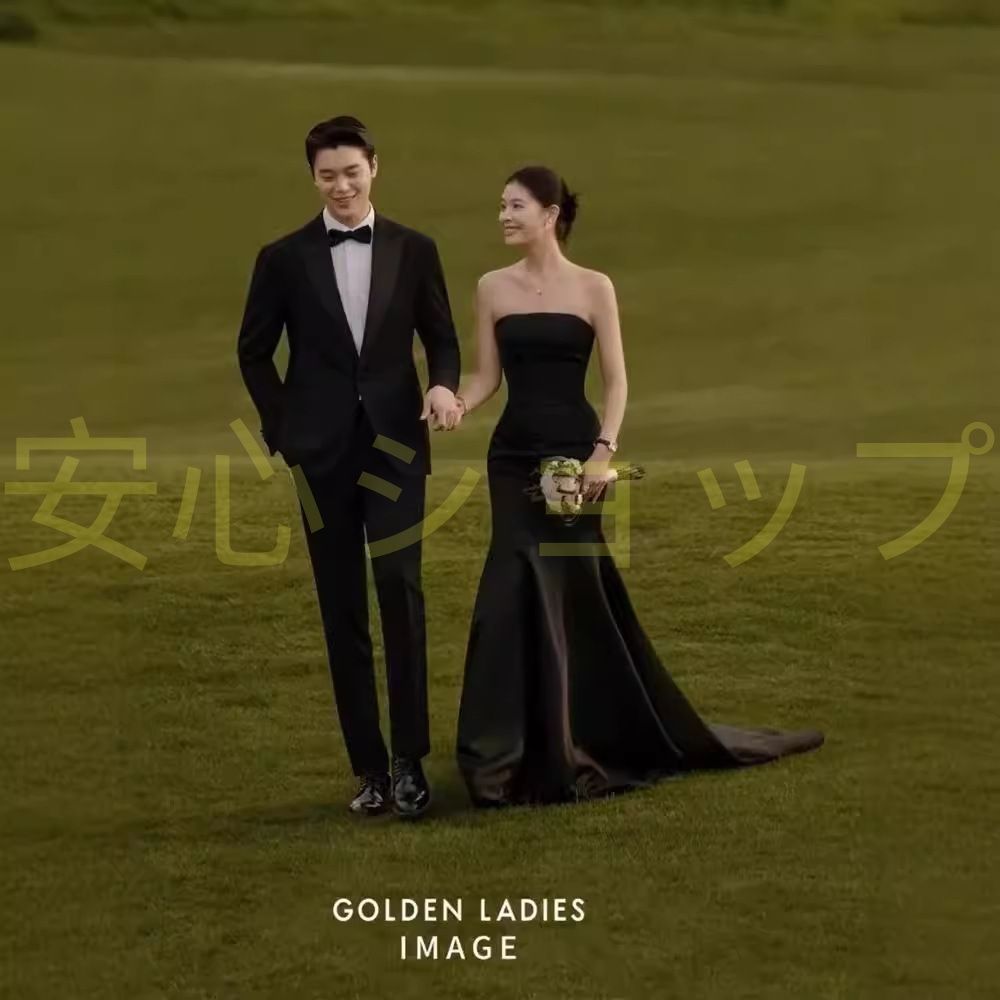 ウェディングドレス テーマ 撮影用 ウェディングドレス ブラック 森ガール チューブトップ サテン ヴィンテージ 気質 ヘプバーン風 旅撮り  大人っぽいモリ リー（Mori Lee）のウェディングドレス - ウェディングドレス | レンタル | レンタルドレスショップ SPOSA  BLANCA ..., image size:1000x1000