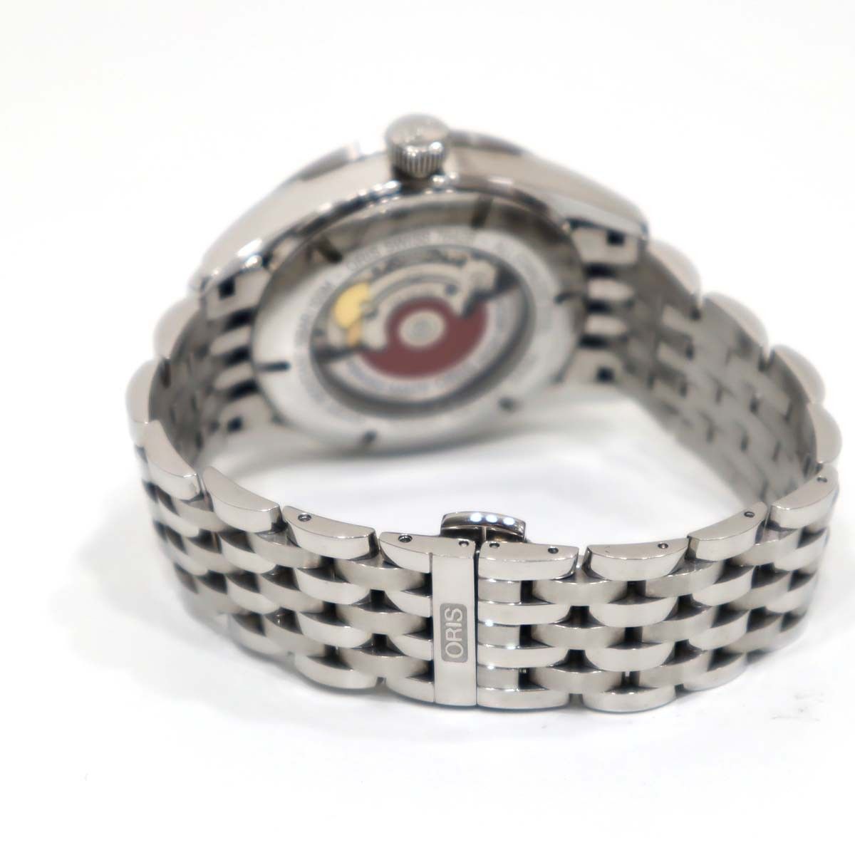 腕時計 稼働 オリス ORIS 7642B 33-52726 自動巻き デイト SS アー